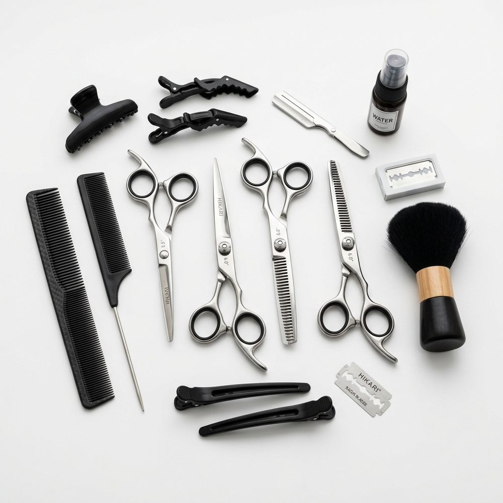 Hair dressing scissors and accessories