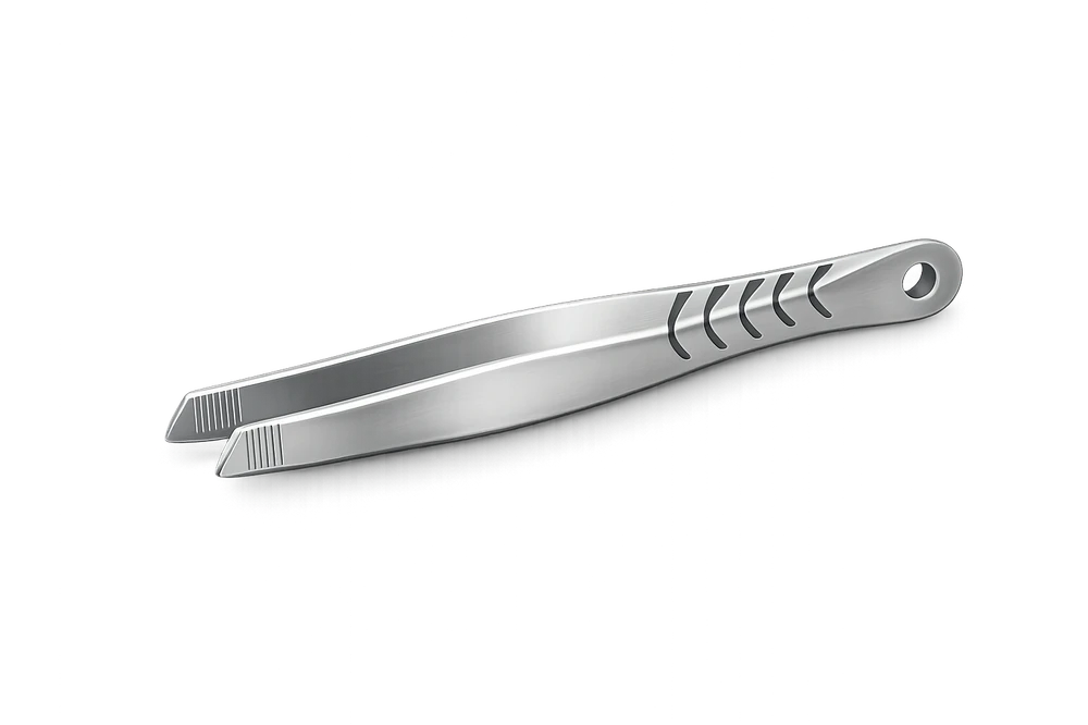 Precision stainless steel fish bone tweezer